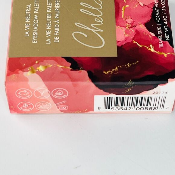 Chella La Vie Neutral Eyeshadow Quad Palette Neutral Metallic Matte 4.4g NIB - Picture 6 of 8